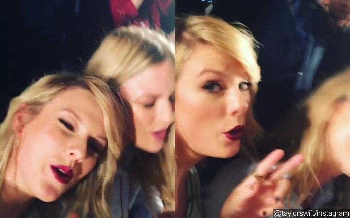 Cheerful Taylor Swift Sings to Ex Calvin Harris' Song at Tommy Hilfiger Fashion Show