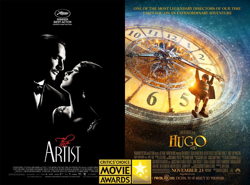  ...  and Hugo Lead Nominations of 2012 Critics Choice Movie Awards