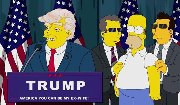 'The Simpsons' Pokes Fun at Donald Trump's Presidential Announcement