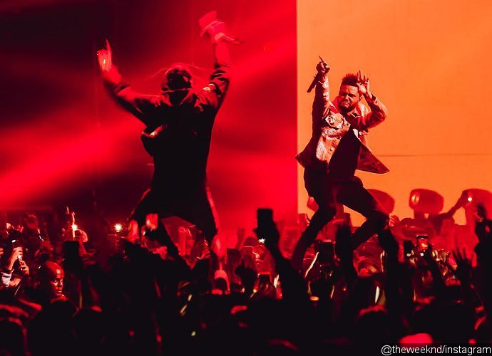 The Weeknd Brings Out Travis Scott During Paris Show