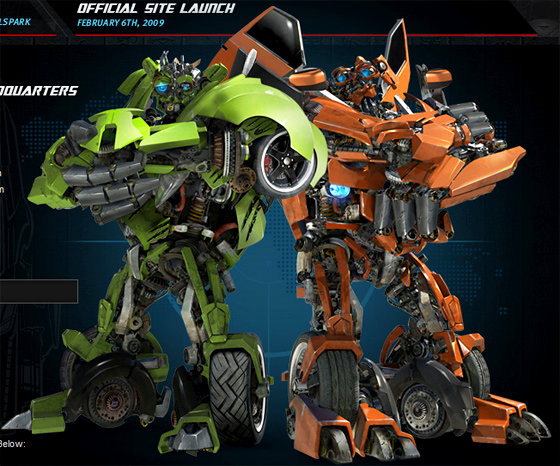  ... Modes of the Twins From Transformers: Revenge of the Fallen Found