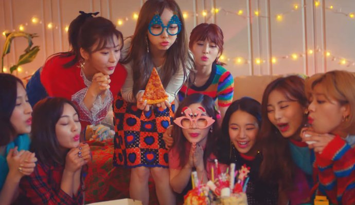 TWICE Hosts Christmas Party in Music Video for 'Merry and Happy'