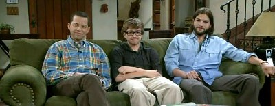   Celebrity Guys on Video   Two And A Half Men  Cast Read David Letterman S Top Ten List
