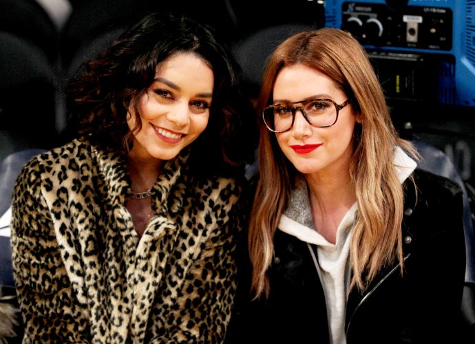 Vanessa Hudgens and Ashley Tisdale Host Twerk-a-Thon Poolside in Sexy Leopard Bikinis