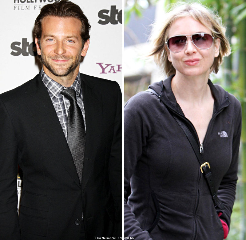 renee zellweger and bradley cooper kissing. Bradley Cooper and Renee