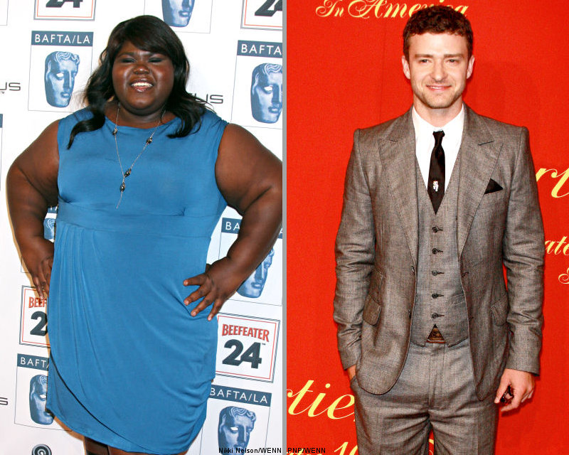 justin timberlake oscars 2010. Gabourey Sidibe Asks Justin