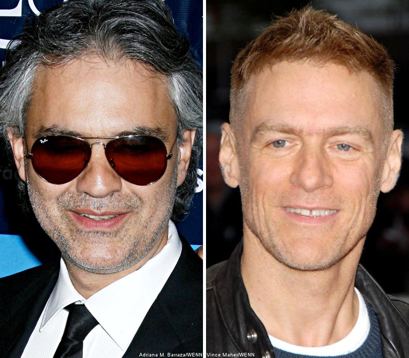 Andrea Bocelli and Bryan Adams