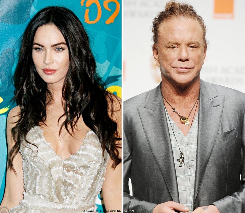 Megan Fox Honors Mickey Rourke