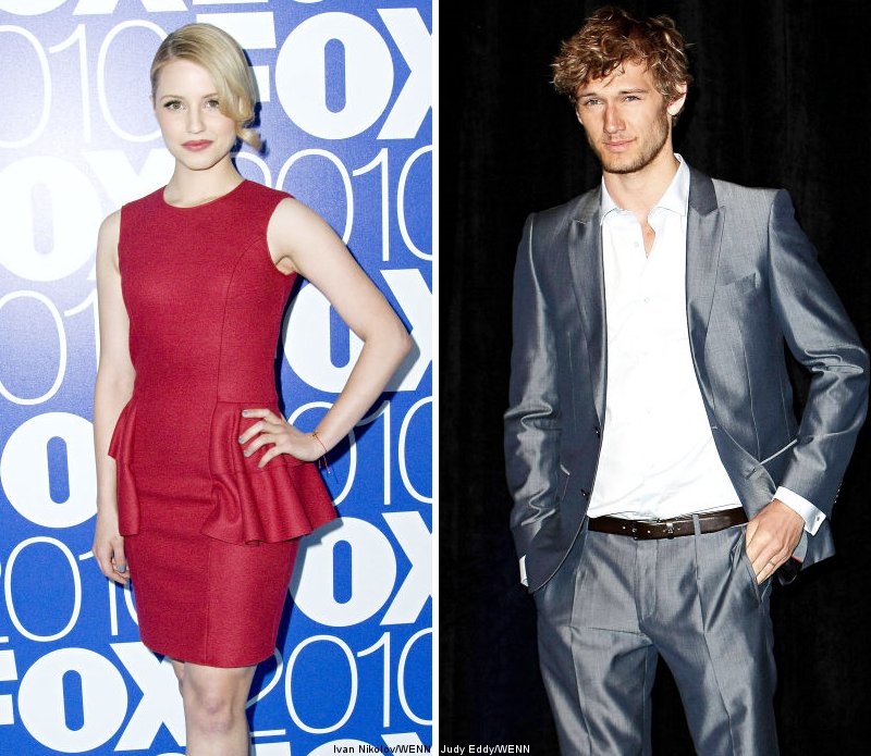Dianna Agron Introduces Alex Pettyfer to 'Glee' Family Dianna Agron Introduces Alex Pettyfer to 'Glee' Family