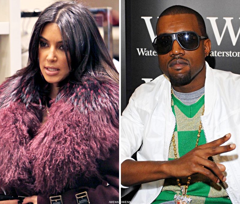 kim kardashian pregnant kanye west. Kim Kardashian Denies Pregnant