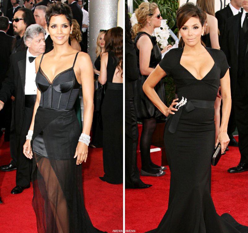 Halle Berry and Eva Longoria Have the Best Bodies at Golden Globes