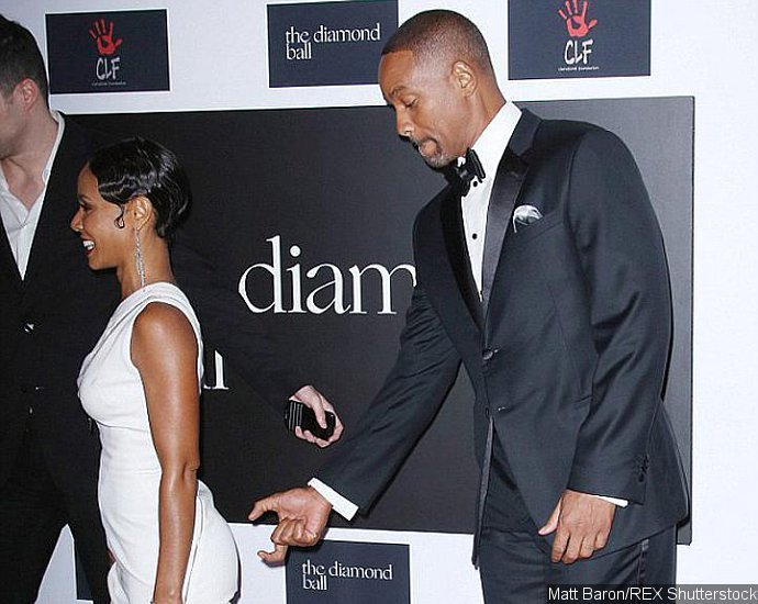 Cheeky Will Smith Pretends to Pinch Jada Pinkett's Butt at Rihanna's Diamond Ball