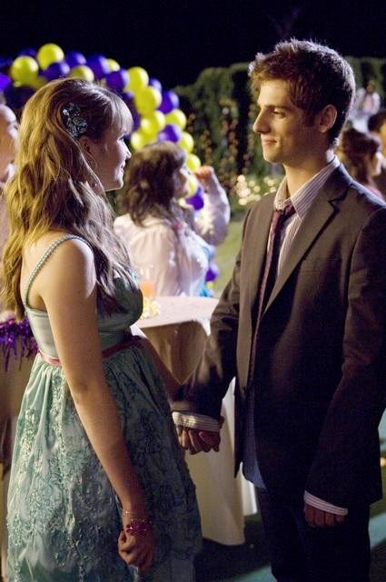 Debby Ryan stars as Abby Jensen and Jean-Luc Bilodeau stars as Jay in Disney Channel's 16 Wishes (2010)