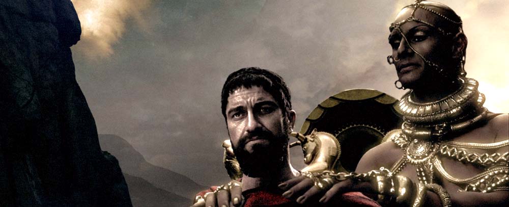 Gerard Butler as King Leonidas in Warner Bros. Pictures' 300 (2007)