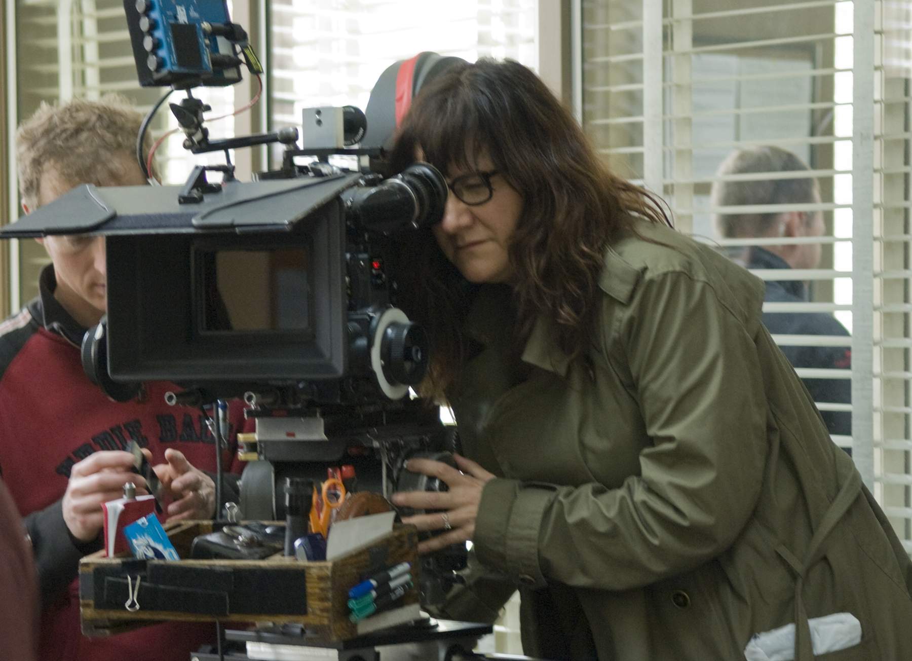 Director Isabel Coixet on a scene of Samuel Goldwyn Films' Elegy (2008)