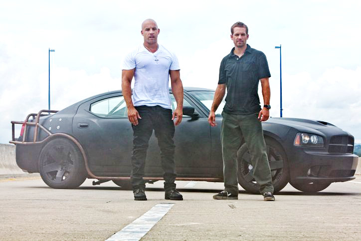 Vin Diesel stars as Dominic Toretto and Paul Walker stars as Brian O'Conner in Universal Pictures' Fast Five (2011)