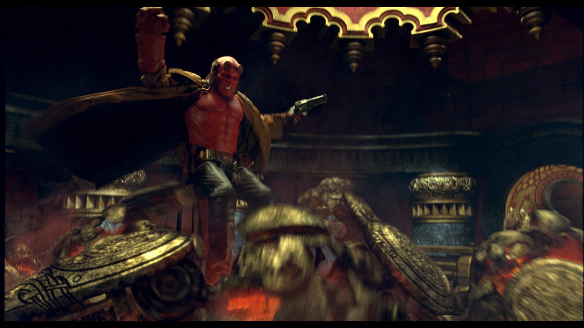 Ron Perlman as Hellboy in Universal Pictures' Hellboy II: The Golden Army (2008)