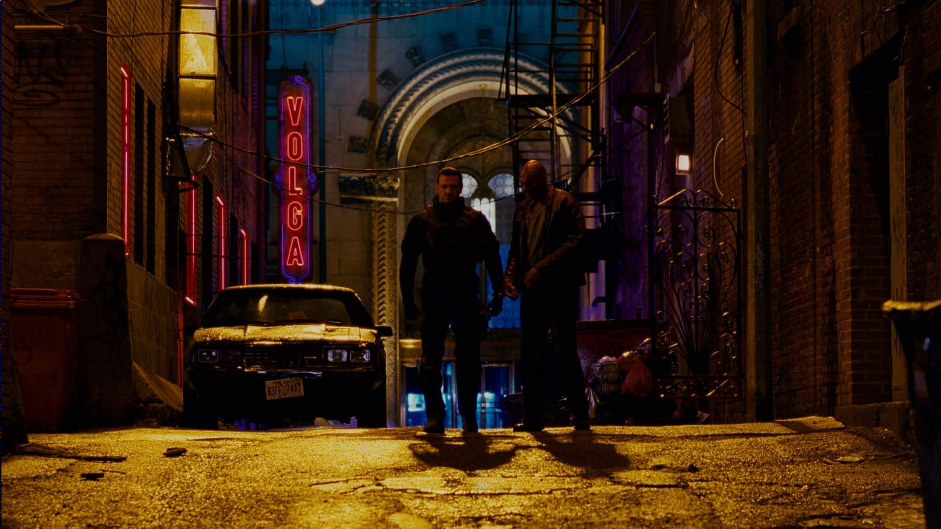 Ray Stevenson as Frank Castle/The Punisher and Colin Salmon as Agent Paul Budiansky in Lions Gate Films' Punisher: War Zone (2008)