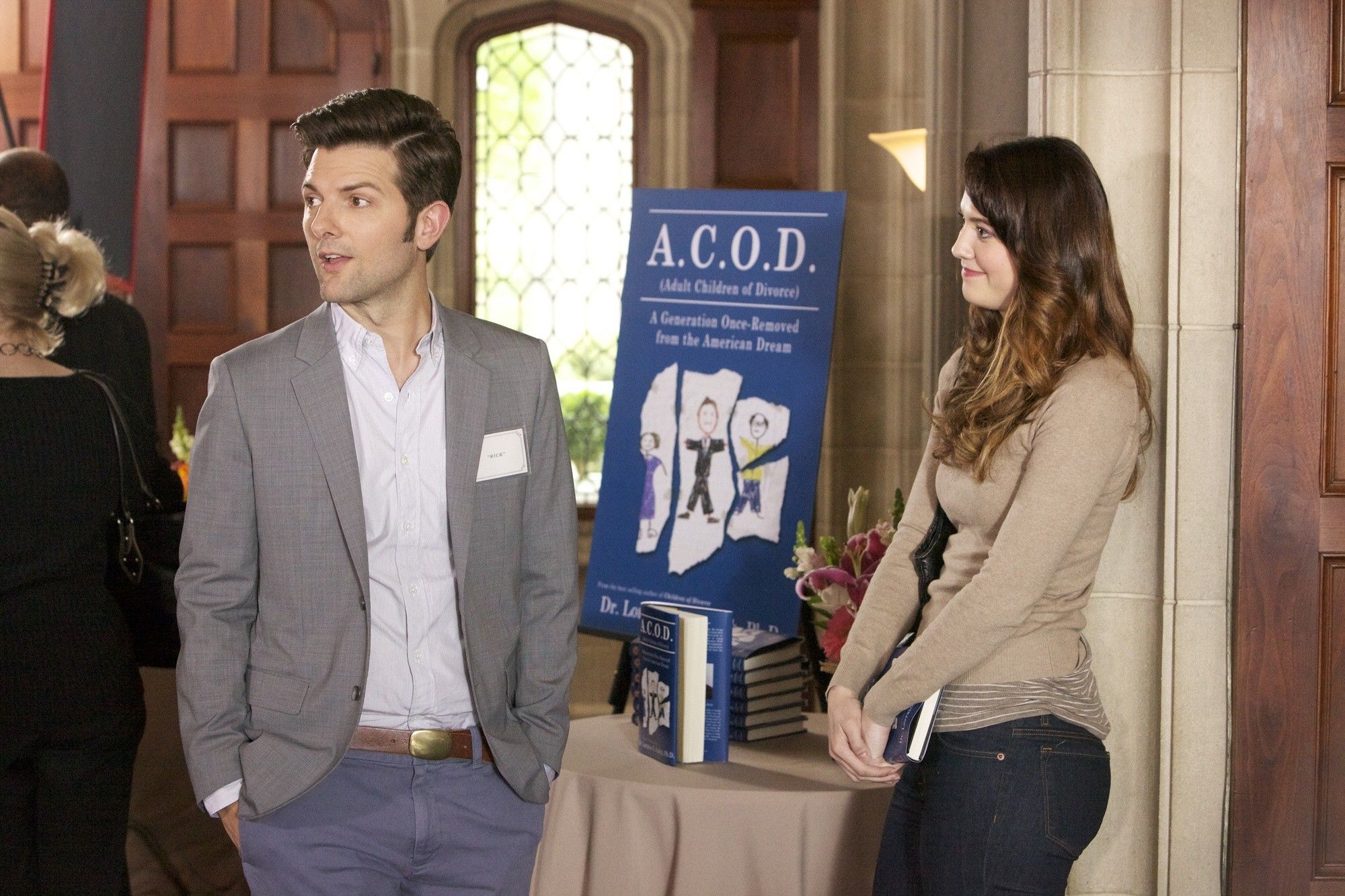 Adam Scott stars as Carter and Mary Elizabeth Winstead stars as Lauren in The Film Arcade's A.C.O.D. (2013)
