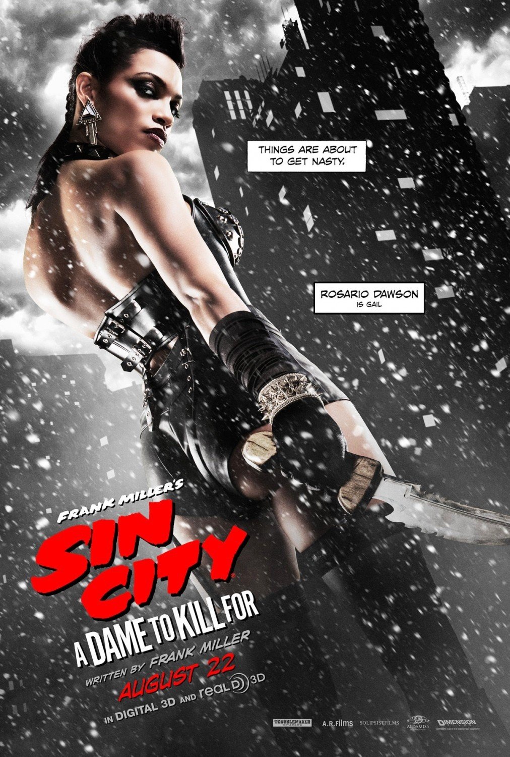 Poster of Dimension Films' Sin City: A Dame to Kill For (2014)