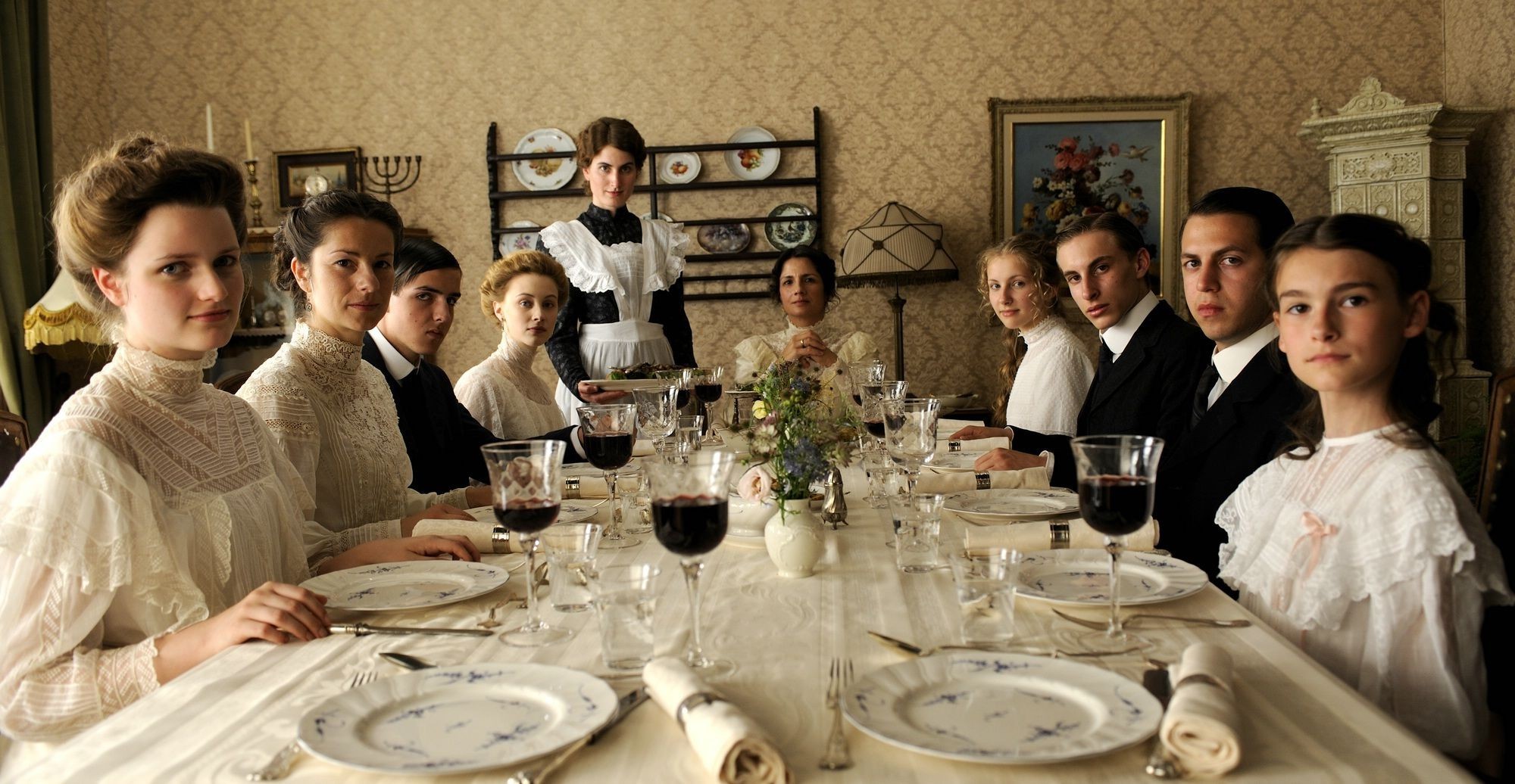 Katharina Palm, Sarah Gadon, Nadine Salomon, Aaron Keller and Andrea Magro in Sony Pictures Classics' A Dangerous Method (2011)
