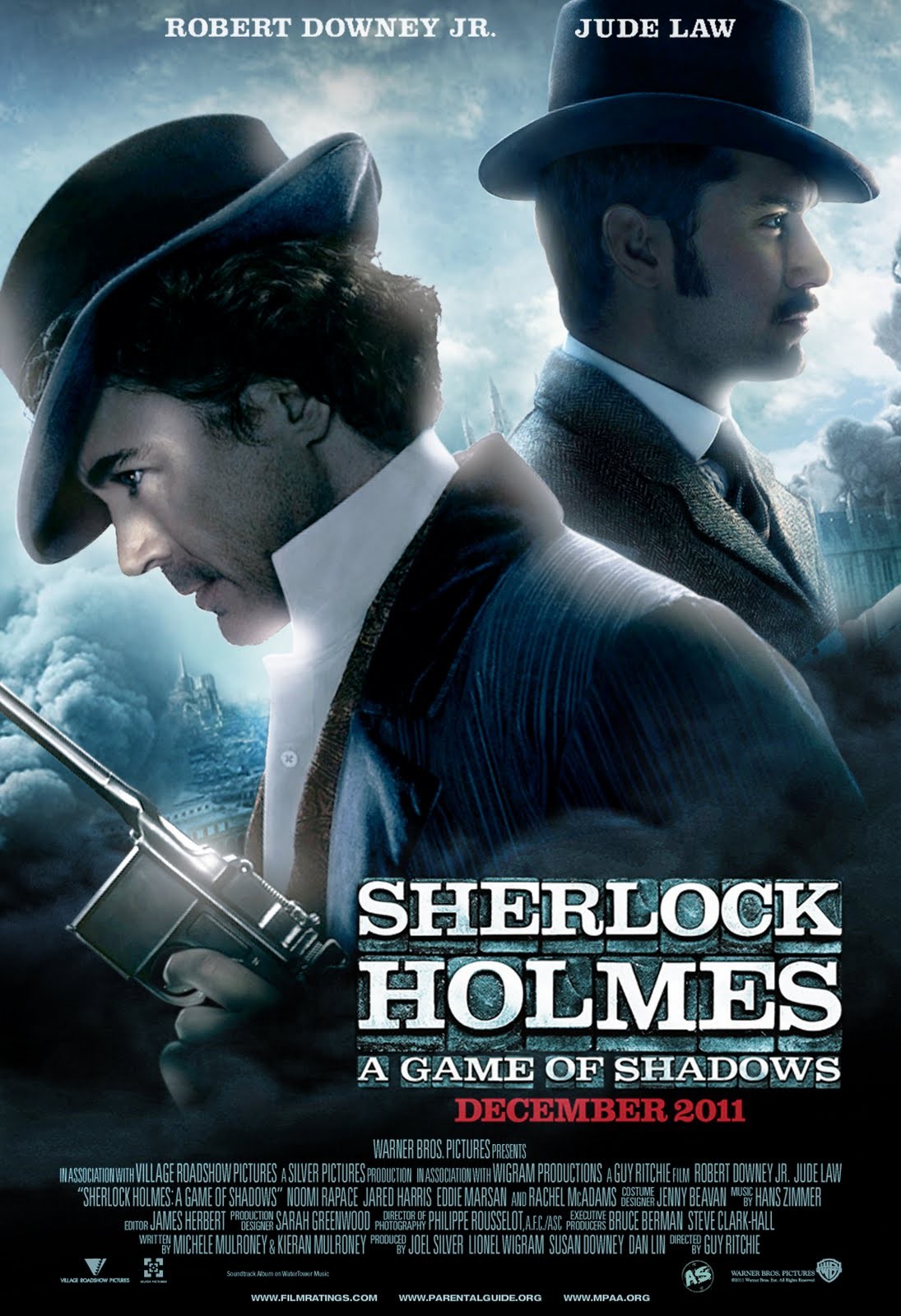 Poster of Warner Bros. Pictures' Sherlock Holmes: A Game of Shadows (2011)