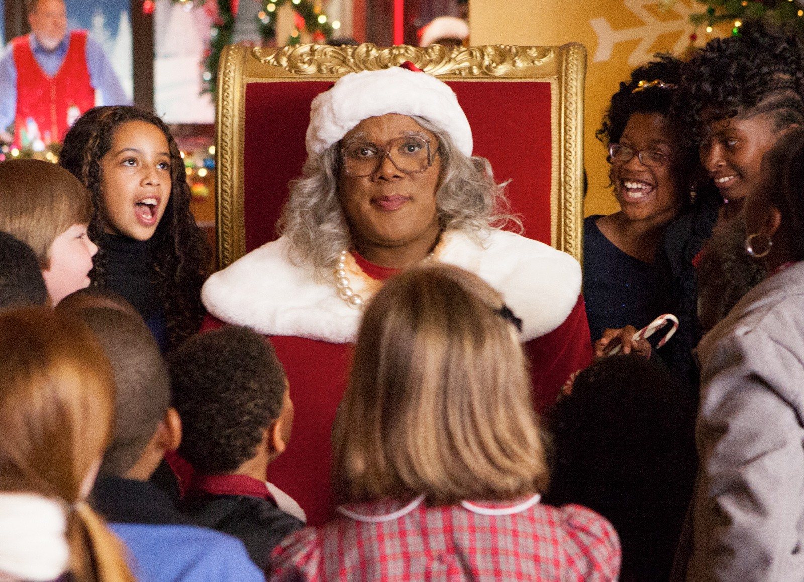 Tyler Perry stars as Madea in Lionsgate Films' A Madea Christmas (2013)
