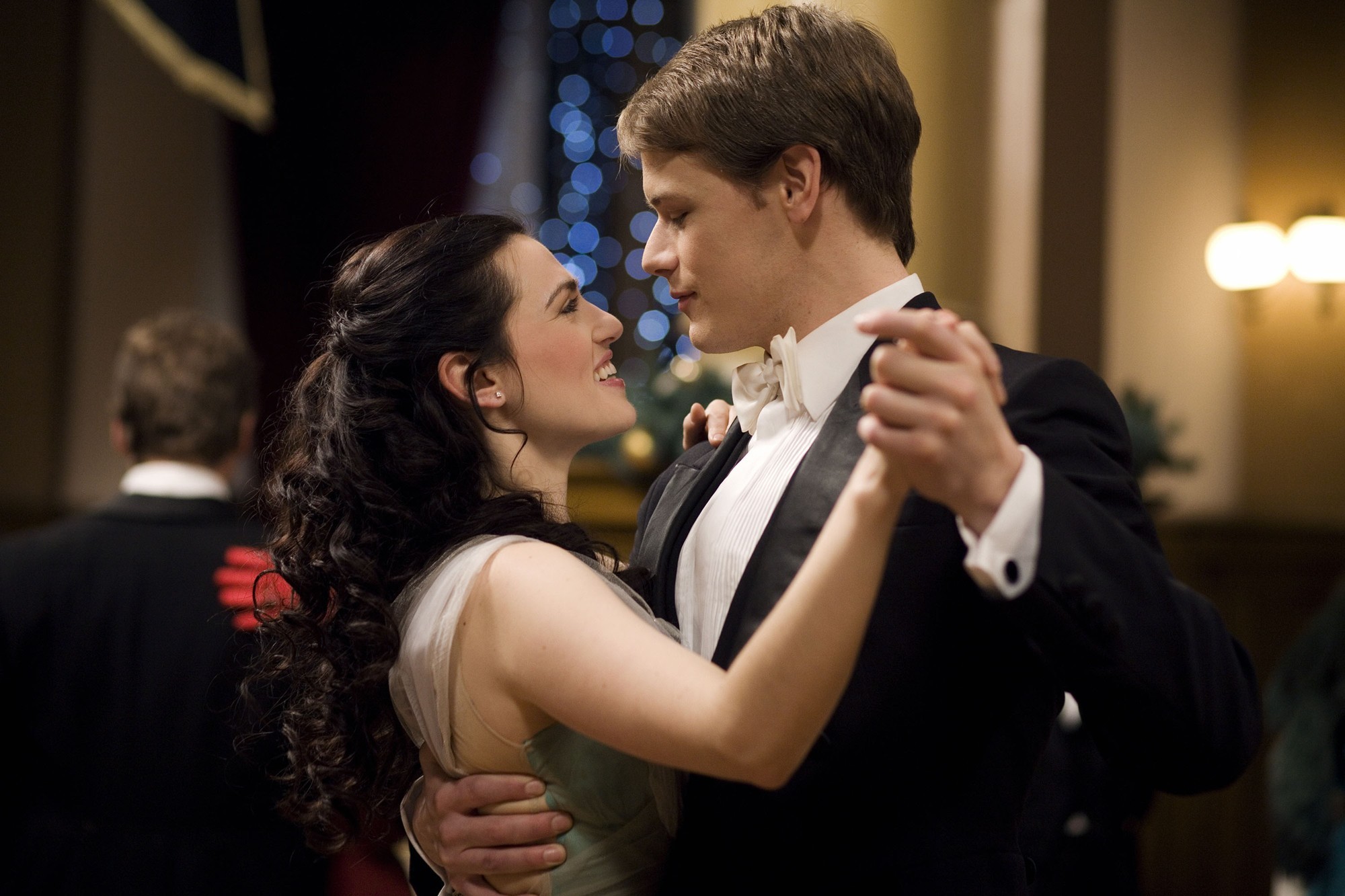 Katie McGrath stars as Jules Daly and Sam Heughan stars as Ashton Prince of Castlebury in Hallmark Channel's A Princess for Christmas (2011)