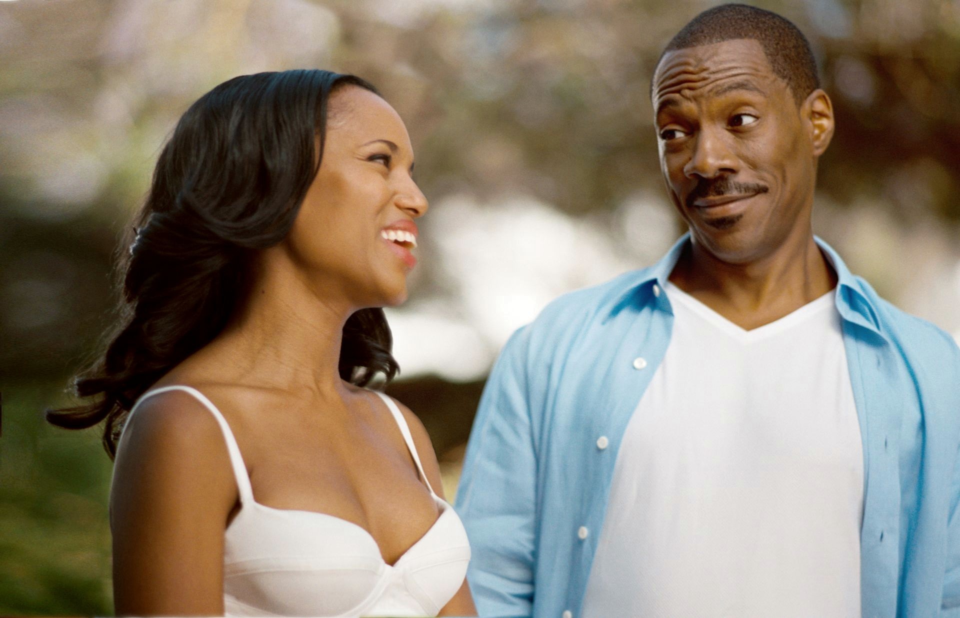Kerry Washington stars as Caroline McCall and Eddie Murphy stars as Jack McCall in DreamWorks SKG's A Thousand Words (2012). Photo credit by Bruce McBroom.