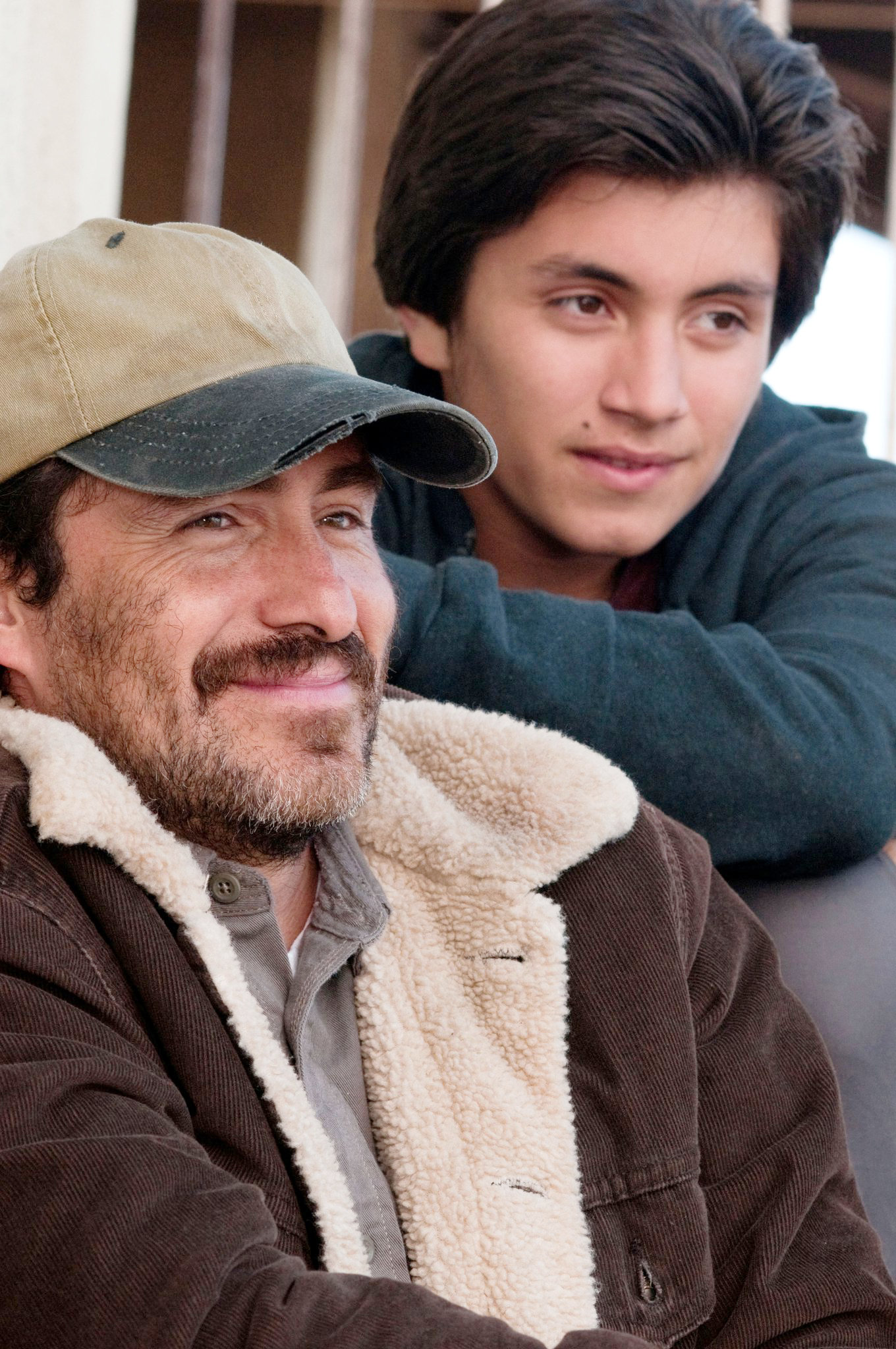 Demian Bichir stars as Carlos Riquelme and Jose Julian stars as Luis Riquelme in Summit Entertainment's A Better Life (2011)