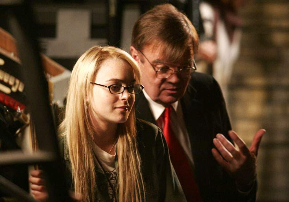Lindsay Lohan and Garrison Keillor in Picturehouse's A Prairie Home Companion (2006)