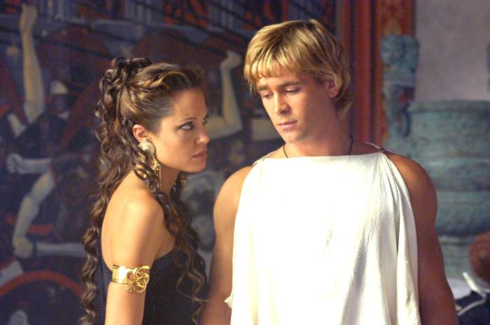Angelina Jolie and Colin Farrell in Oliver Stone' Alexander (2004)