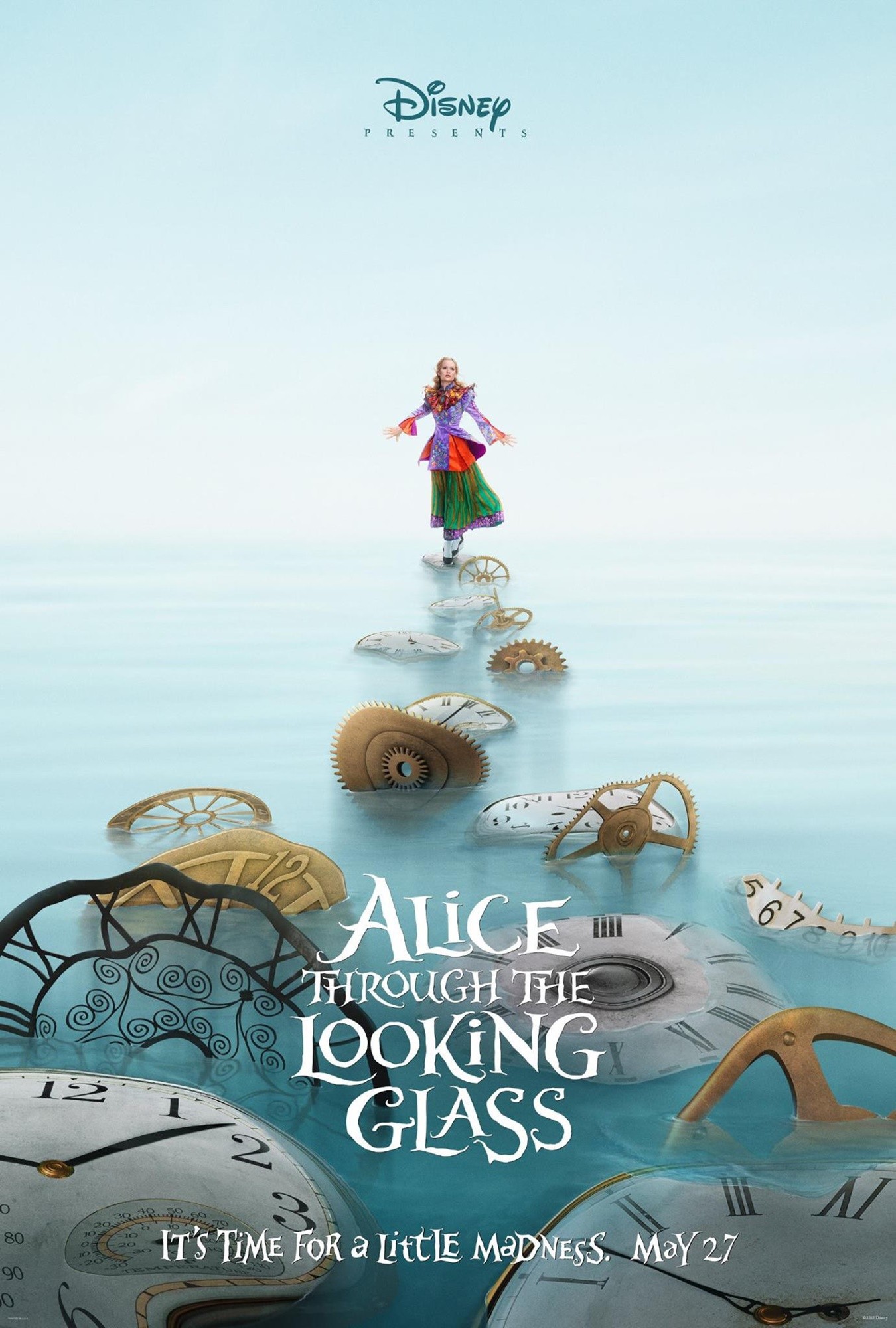 Poster of Walt Disney Pictures' Alice Through the Looking Glass (2016)