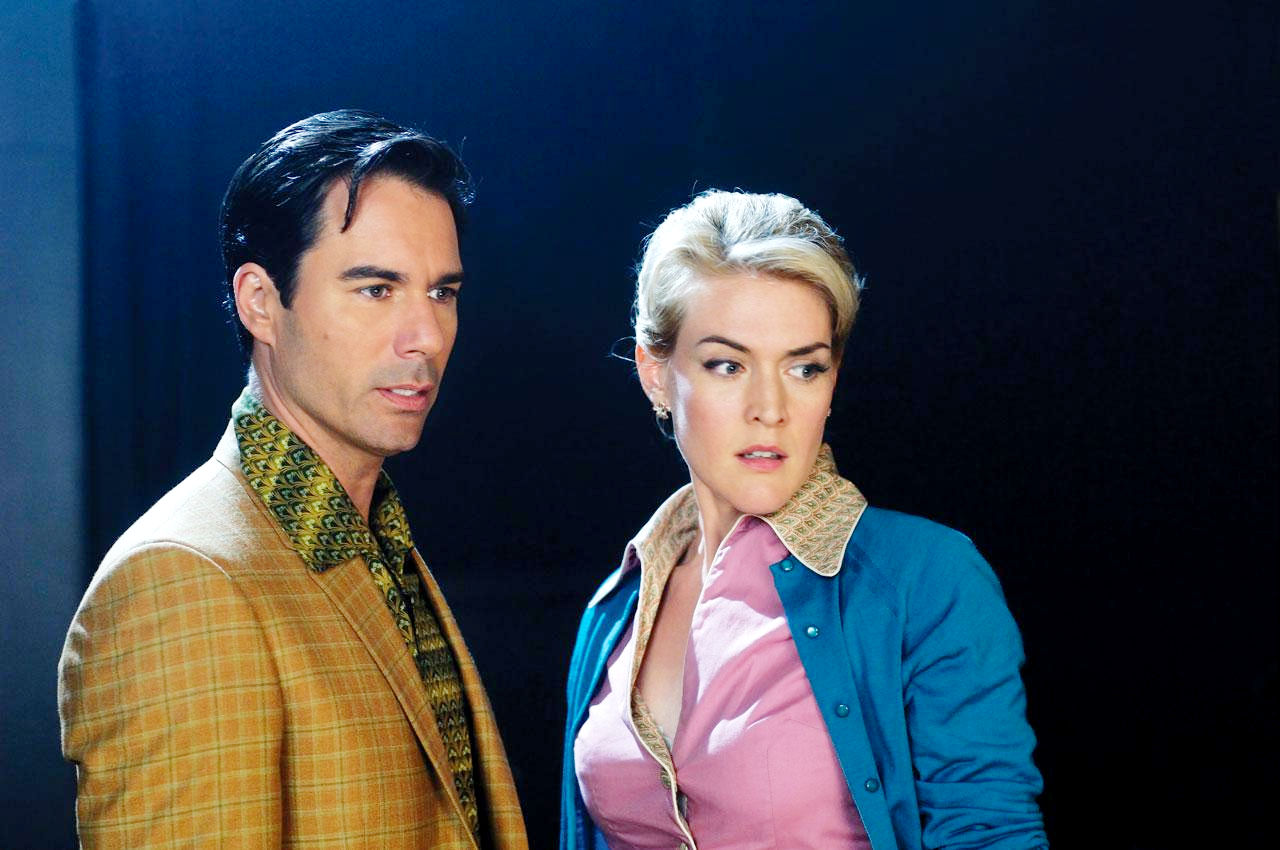 Eric McCormack stars as Ted Lewis / Urp and Jenni Baird stars as Tammy in Roadside Attractions' Alien Trespass (2009)