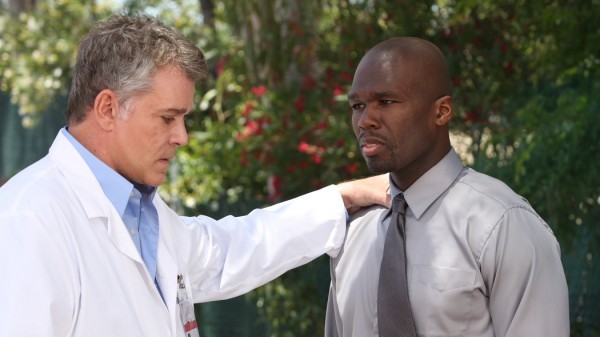 Ray Liotta stars as Dr. Brintall and 50 Cent stars as Deon in Image Entertainment's All Things Fall Apart (2012)