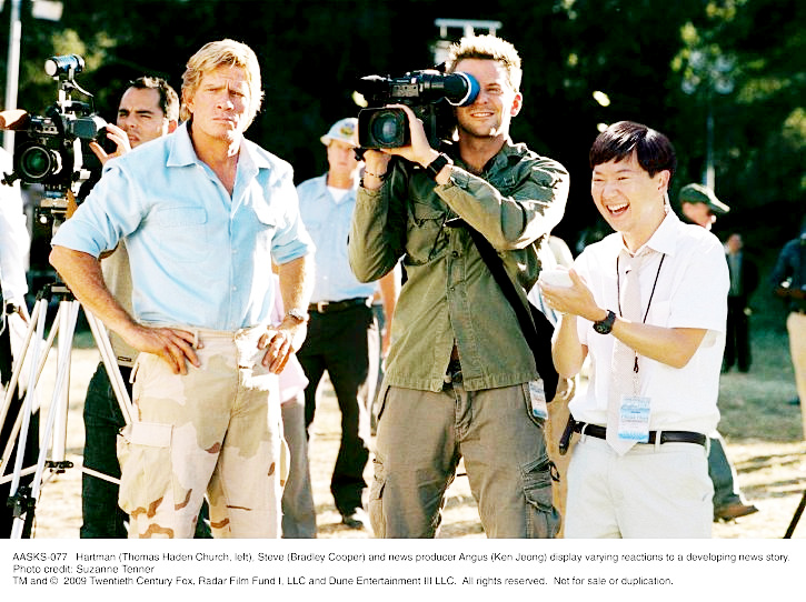 Thomas Haden Church, Bradley Cooper and Ken Jeong in 20th Century Fox's All About Steve (2009). Photo credit by Suzanne Tenner.