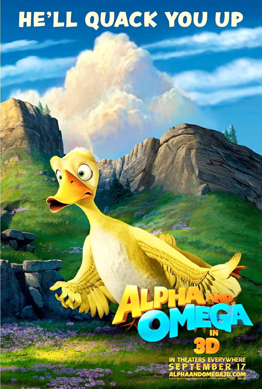 Poster of Lionsgate Films' Alpha and Omega (2010)