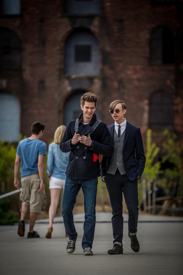 Andrew Garfield stars as Peter Parker/Spider-Man and Dane DeHaan stars as Harry Osborn/Green Goblin in Columbia Pictures' The Amazing Spider-Man 2 (2014)