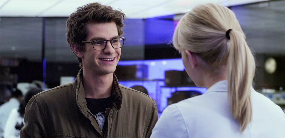 Andrew Garfield stars as Peter Parker/Spider-Man and Emma Stone stars as Gwen Stacy in Columbia Pictures' The Amazing Spider-Man (2012)