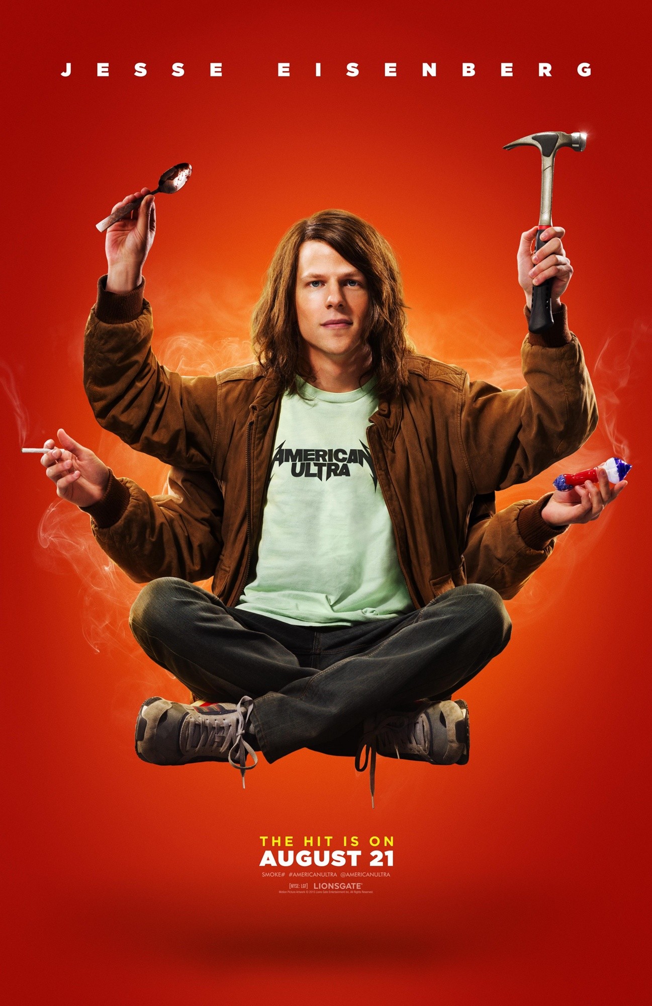 Poster of Lionsgate Films' American Ultra (2015)