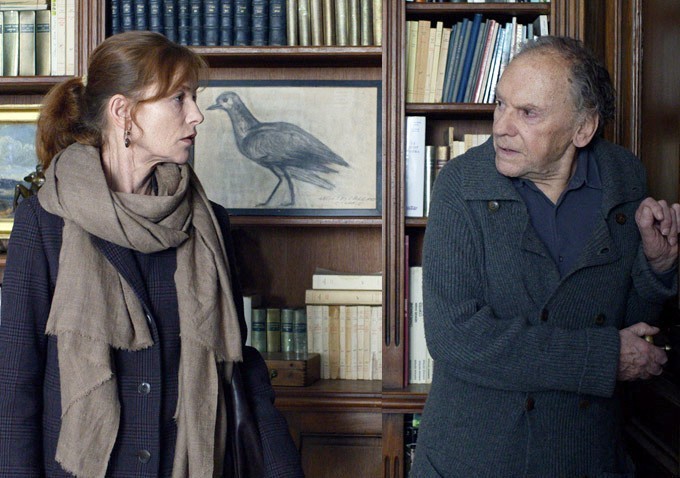 Isabelle Huppert stars as Eva and Jean-Louis Trintignant stars as Georges in Sony Pictures Classics' Amour (2012)