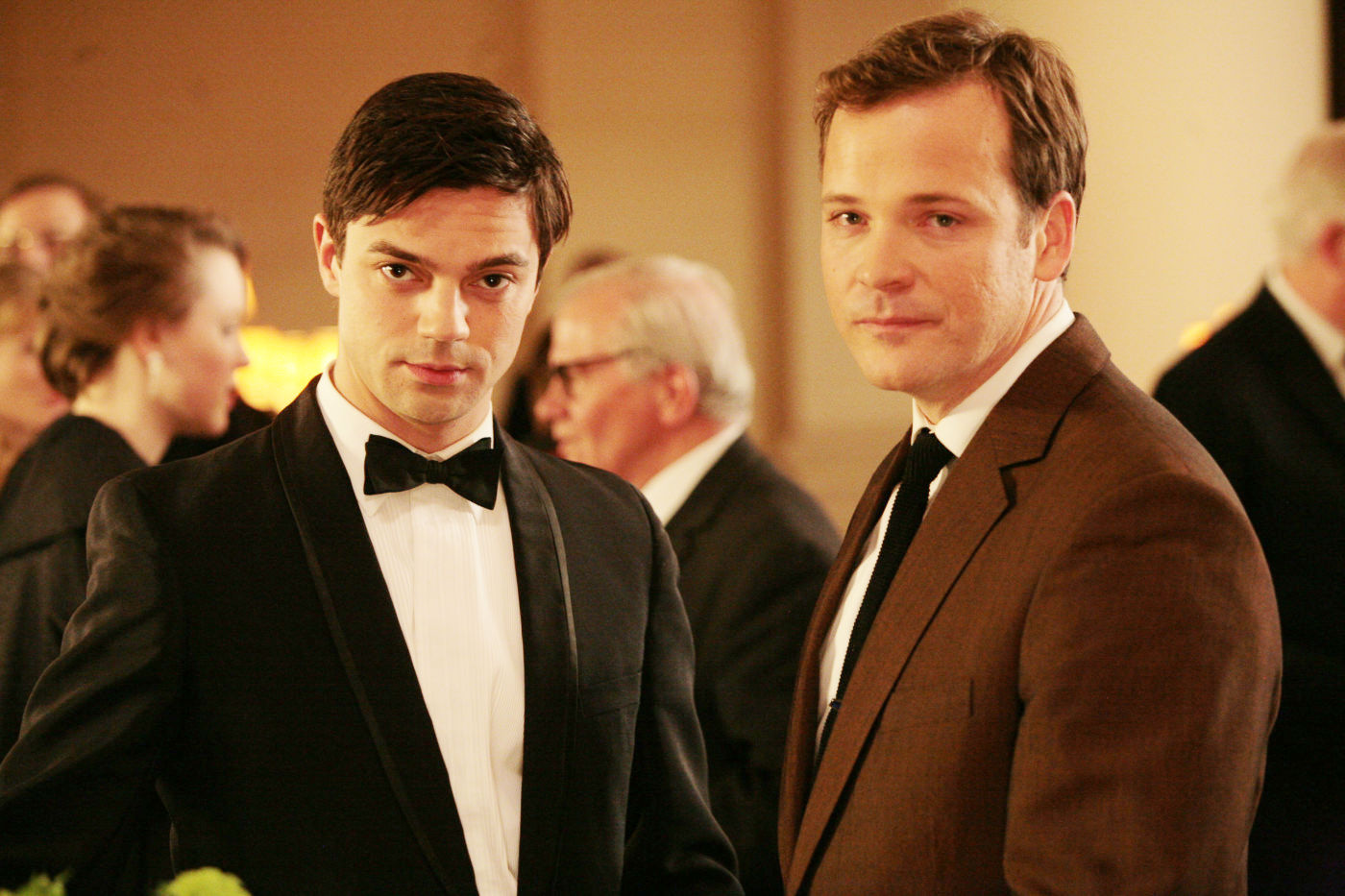 Dominic Cooper stars as Danny and Peter Sarsgaard stars as David in Sony Pictures Classics' An Education (2009). Photo credit by Kerry Brown.