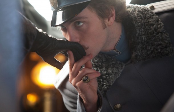 Aaron Johnson stars as Count Vronsky in Focus Features' Anna Karenina (2012)