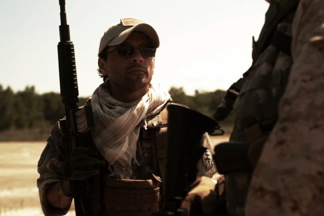Sam Logan Khaleghi stars as Staff Sergeant Wesley Kent in Monterey Media's Approaching Midnight (2013)