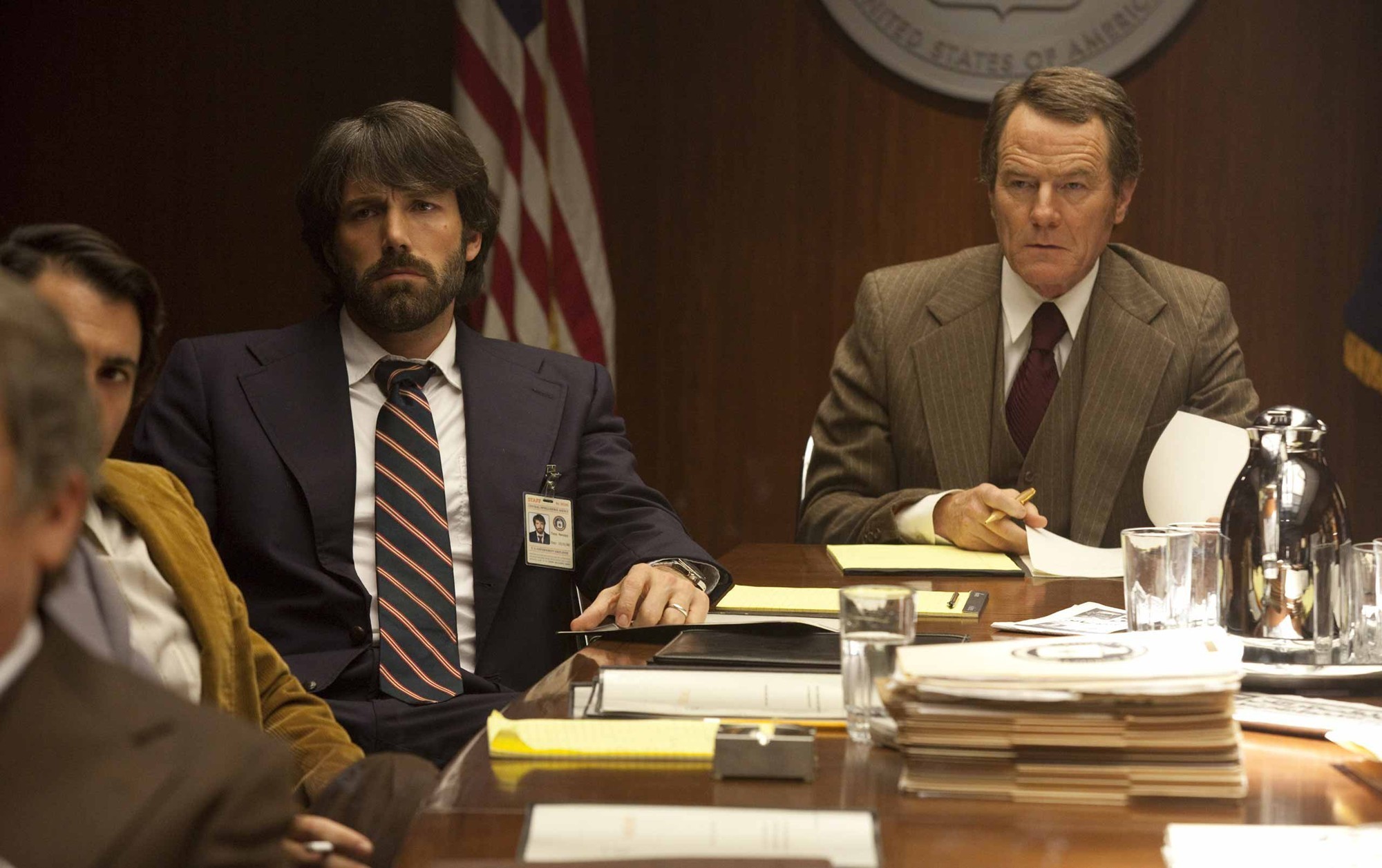 Alan Arkin stars as Lester Siegel and Ben Affleck stars as Tony Mendez in Warner Bros. Pictures' Argo (2012)