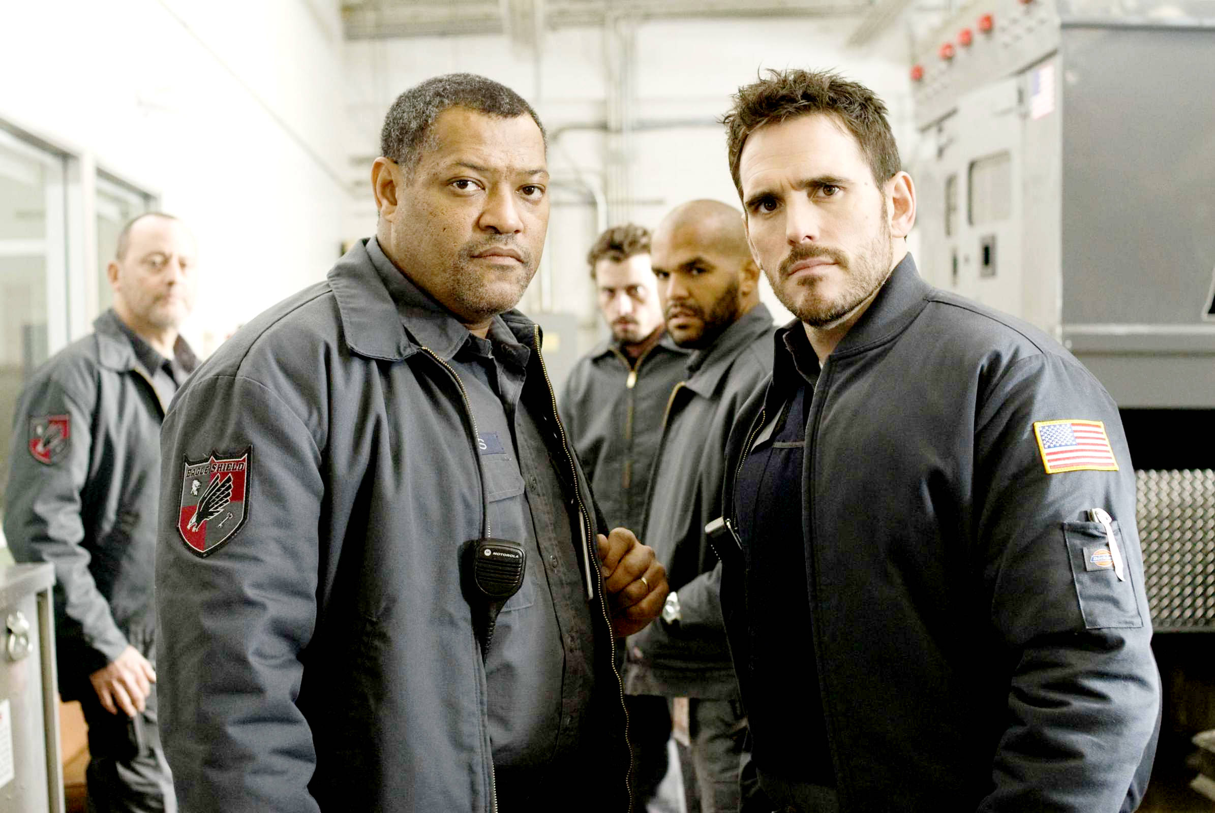 Laurence Fishburne stars as Baines and Matt Dillon stars as Mike Cochrone in Screen Gems' Armored (2009)