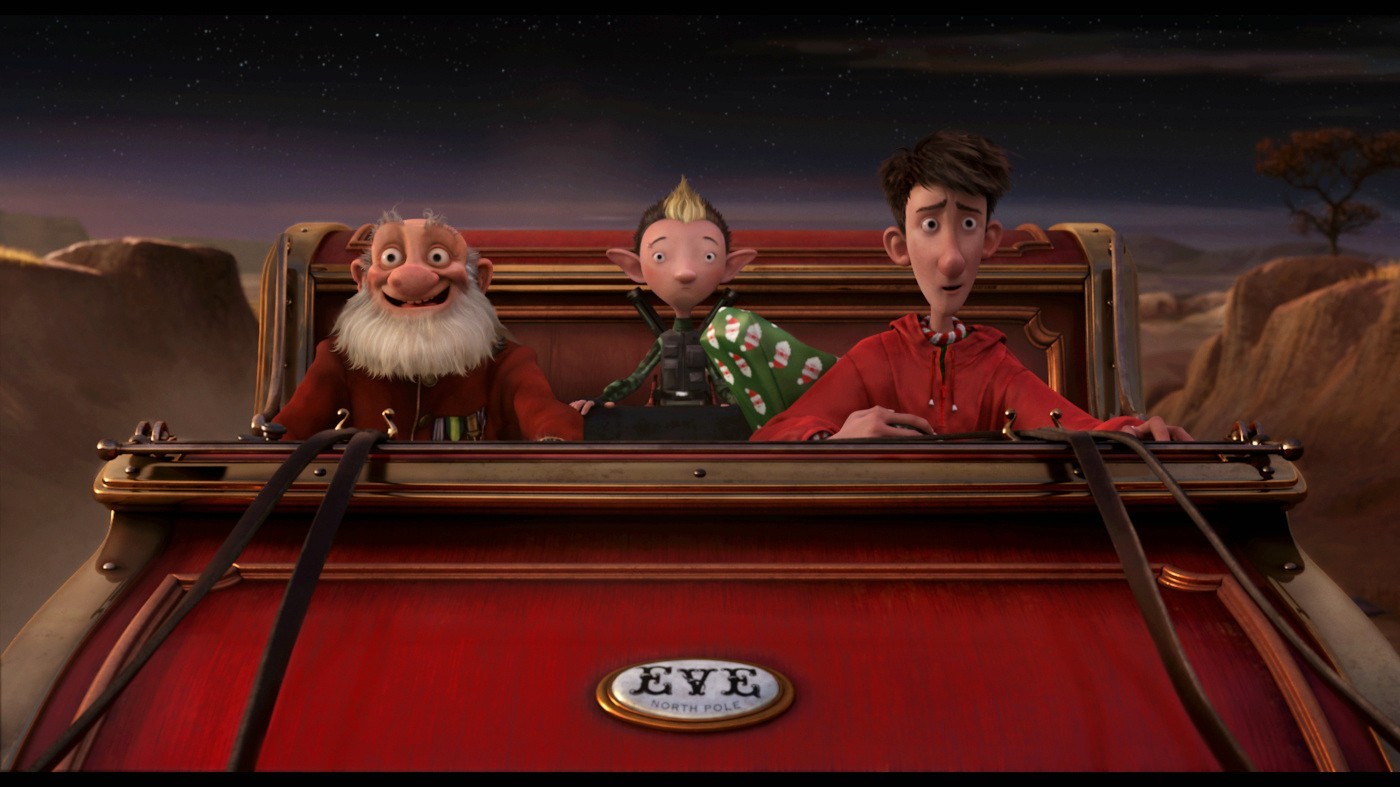 A scene from Sony Pictures' Arthur Christmas (2011)