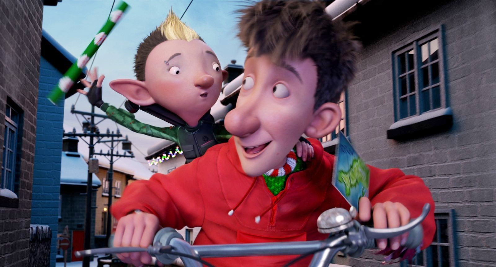 A scene from Sony Pictures' Arthur Christmas (2011)