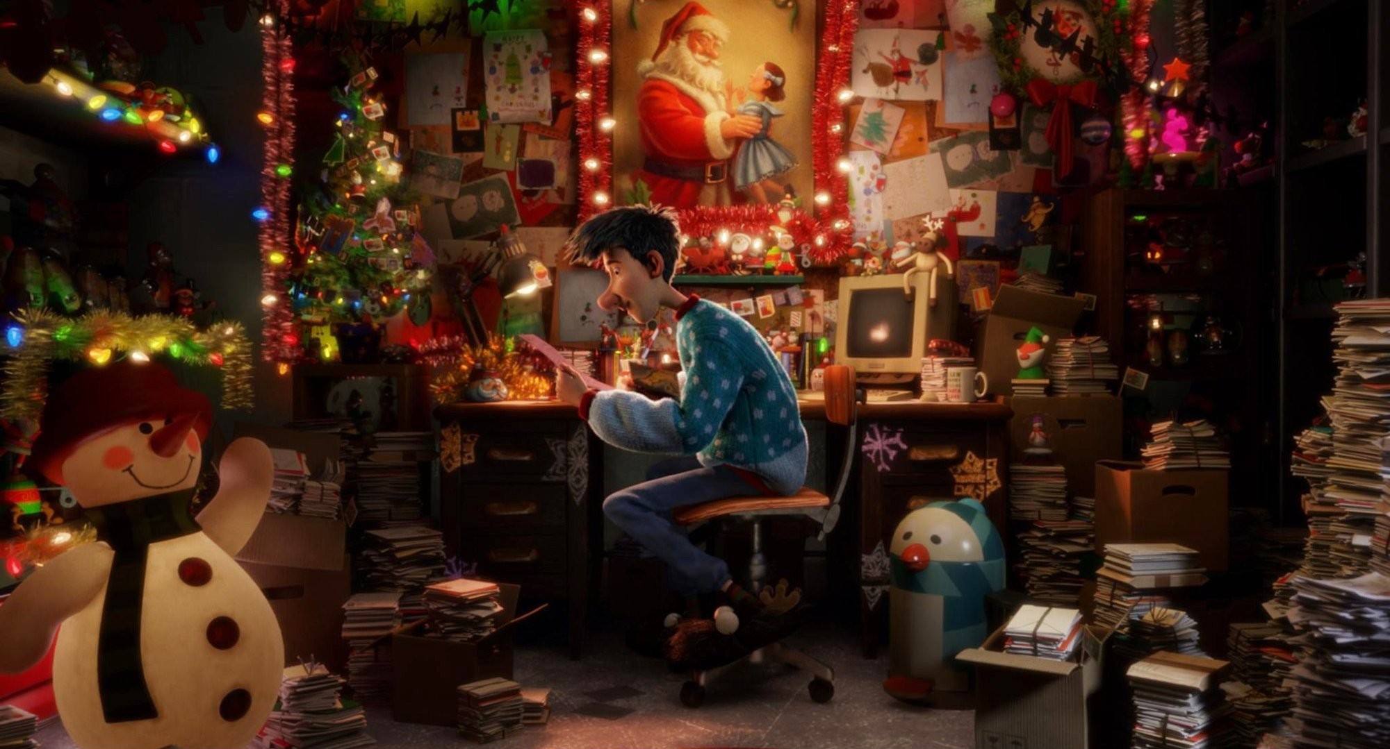 A scene from Sony Pictures' Arthur Christmas (2011)