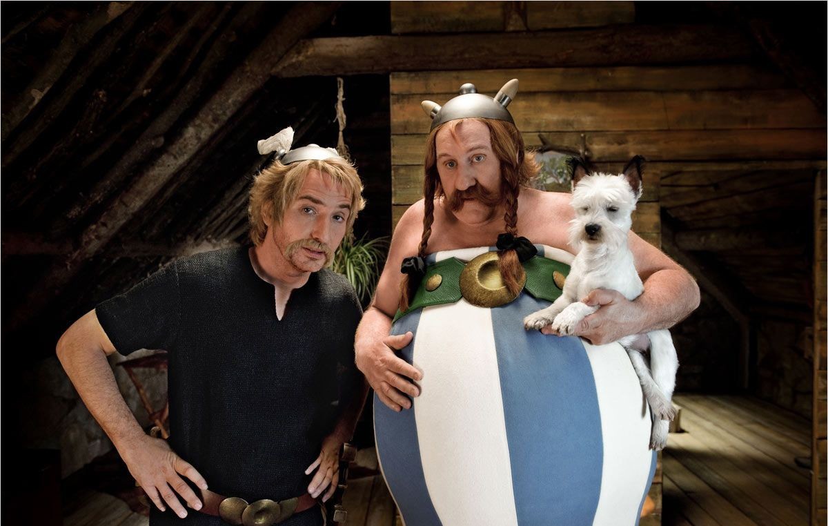 Edouard Baer stars as Asterix and Gerard Depardieu stars as Obelix in Wild Bunch's Asterix and Obelix: God Save Britannia (2012)